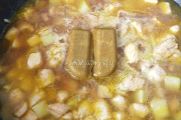 咖喱鸡胸肉炖土豆的做法图解6