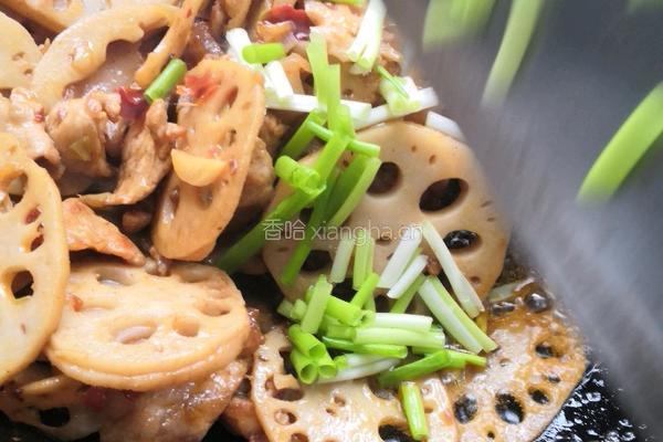 肉炒藕片的做法图解9
