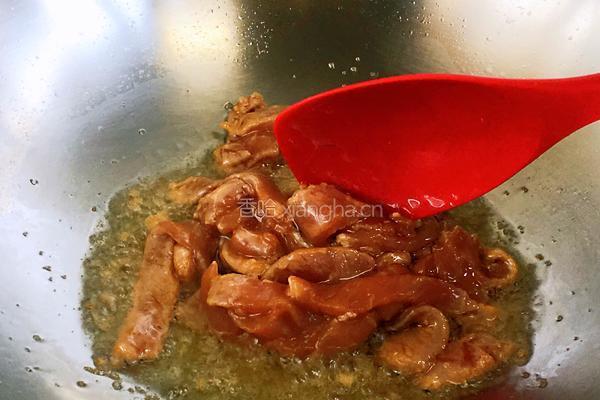 里脊肉炒芦笋的做法图解6