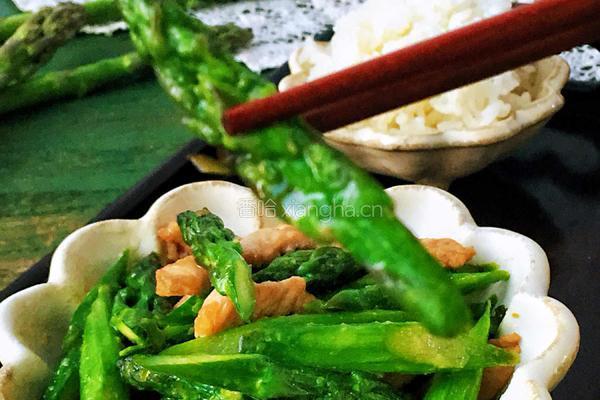 里脊肉炒芦笋的做法图解11