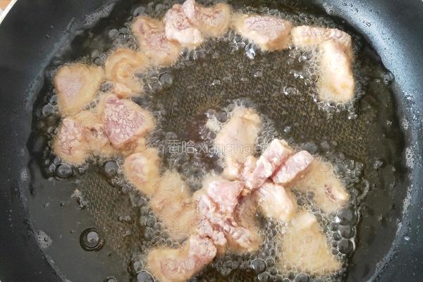 菠萝咕噜肉的做法图解6