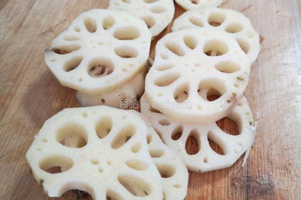 少油版鲜甜虾滑藕饼的做法图解10