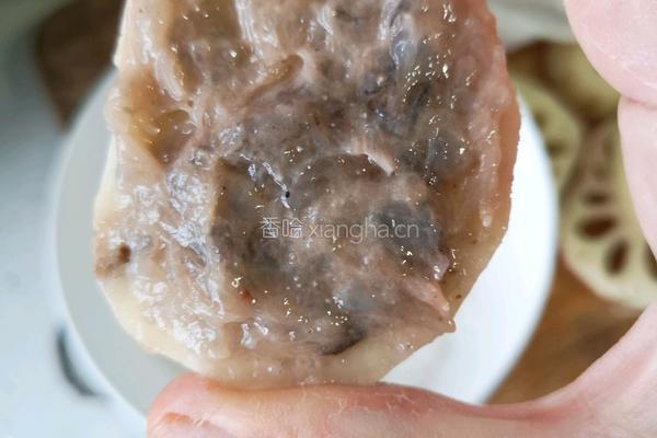 少油版鲜甜虾滑藕饼的做法图解11