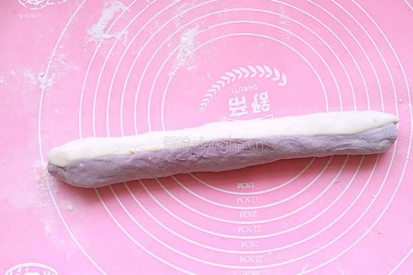紫薯双色包子的做法图解12