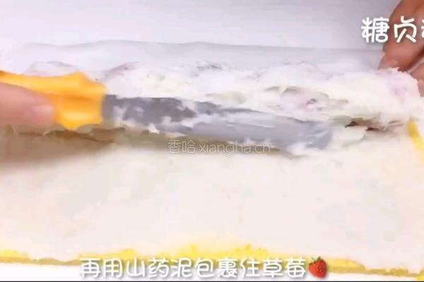 宝宝零食系列~南瓜山药卷的做法图解15