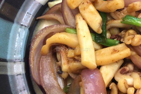 洋葱炒鱿鱼的做法图解8