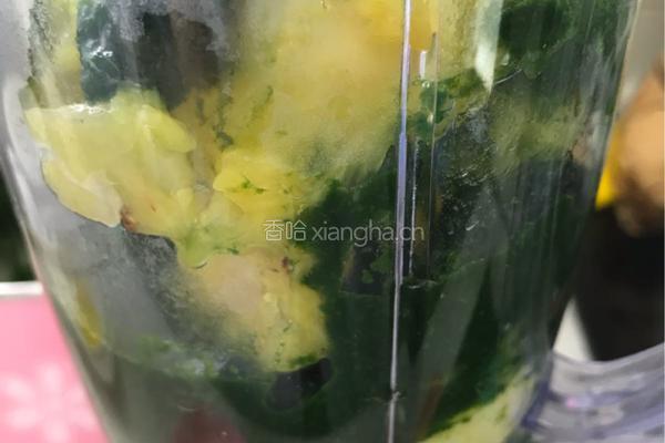 菠菜果蔬松饼的做法图解2