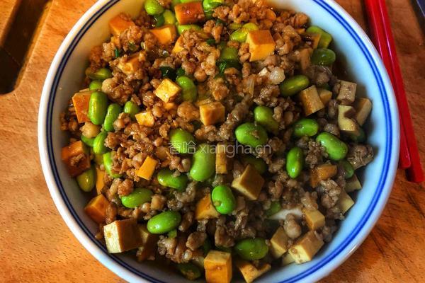 毛豆肉末蒸豆腐的做法图解13