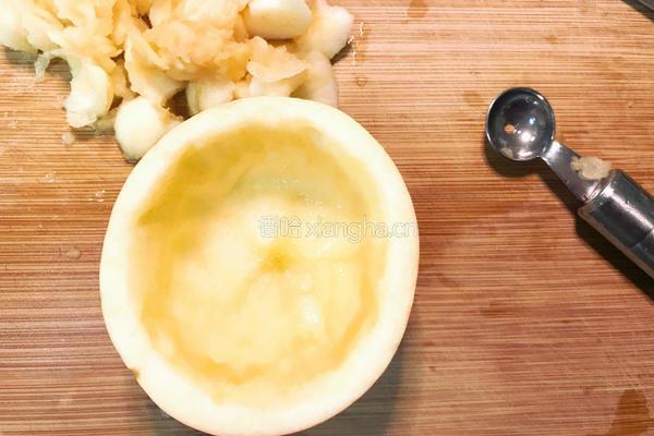 酒酿蒸苹果的做法图解6