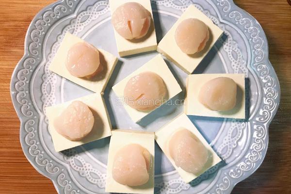 鼓汁带子蒸豆腐的做法图解7