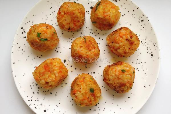 蔬菜肉松饭团的做法图解10