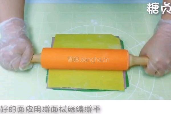 宝宝零食系列～三色馒头的做法图解13