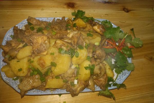 土豆闷鸡的做法图解6