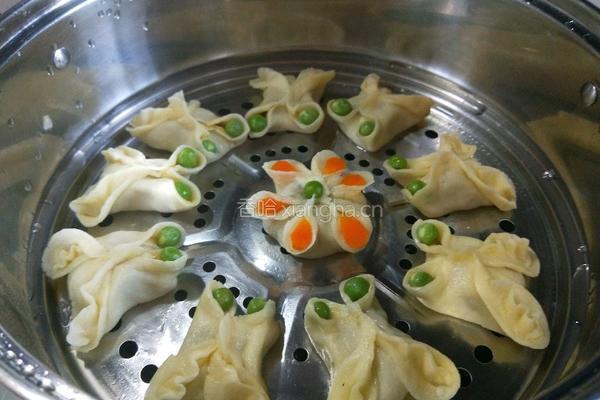 新文美食 蝴蝶蒸饺的做法图解11