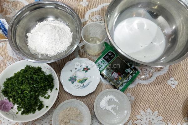 香葱海苔苏打饼干的做法图解1
