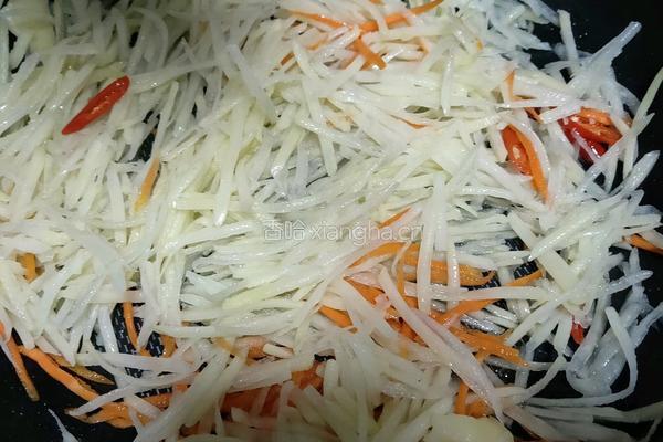 酸辣土豆丝的做法图解8