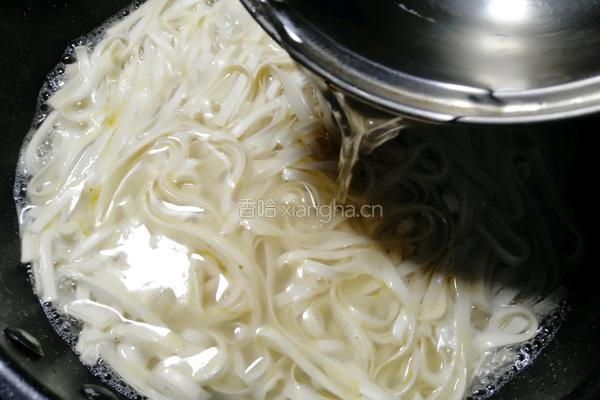 油菜蛋炒面的做法图解5