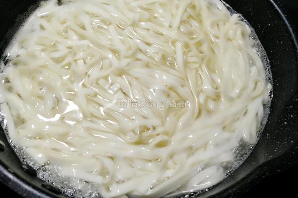 油菜蛋炒面的做法图解6