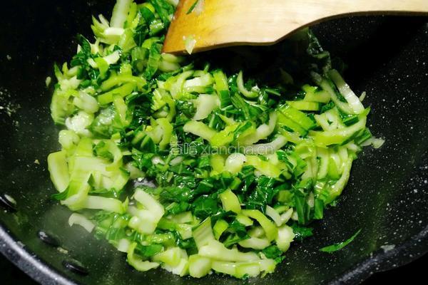 油菜蛋炒面的做法图解12
