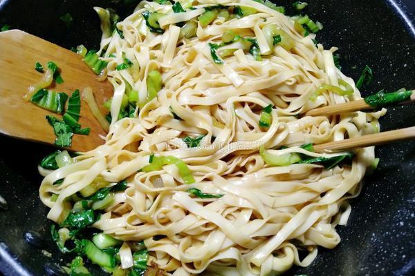 油菜蛋炒面的做法图解14