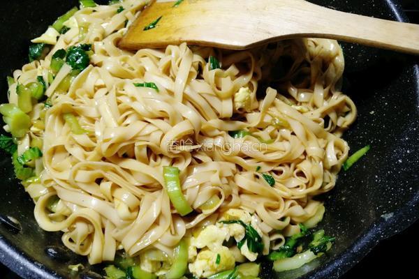油菜蛋炒面的做法图解16