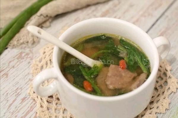 菠菜猪肝汤的做法图解13