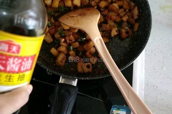 香辣土豆藕丁的做法图解6