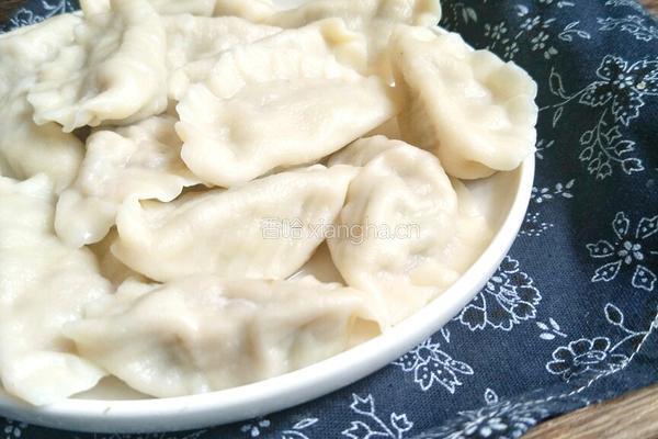 豆角春笋猪肉馅水饺的做法图解11