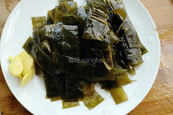 黄豆炖海带的做法图解4