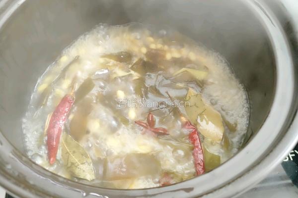 黄豆炖海带的做法图解13