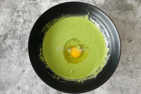 菠菜鸡蛋饼的做法图解5