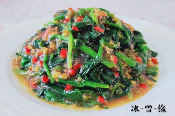 耗油菠菜的做法图解11