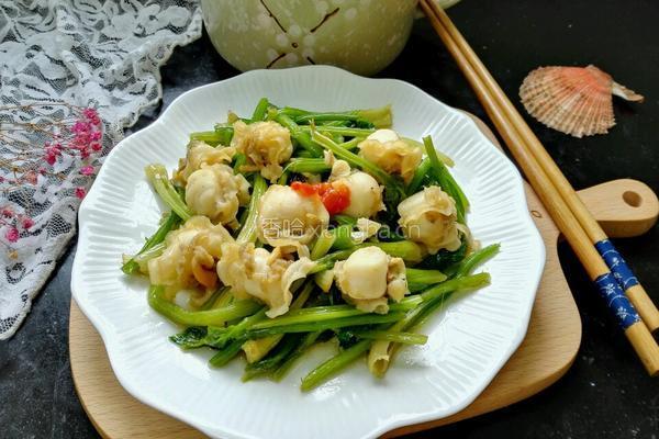 芹菜炒扇贝的做法图解8