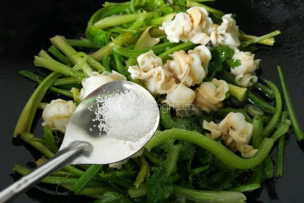 芹菜炒扇贝的做法图解5