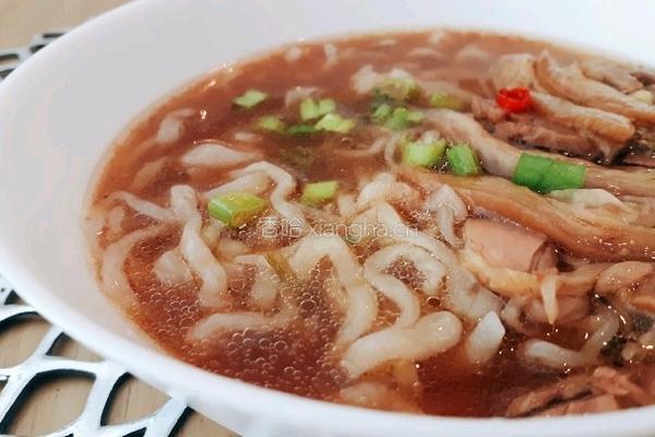 小时候爸爸的蒸肘花的做法图解6