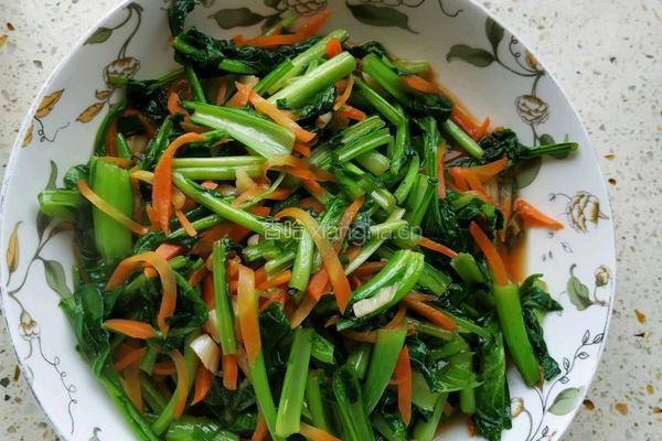 蒜蓉苔菜的做法图解4