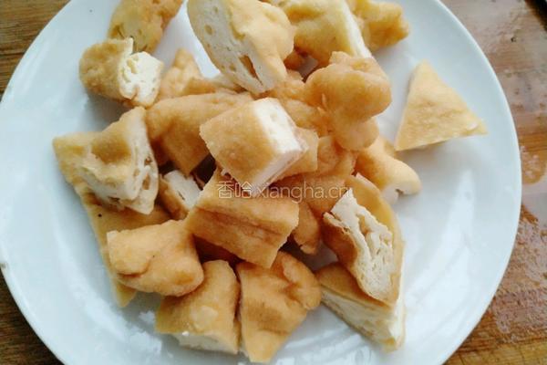 香菇油豆腐的做法图解3