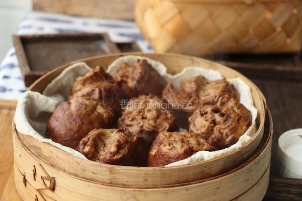 细腻柔软的红糖开花馒头的做法图解10