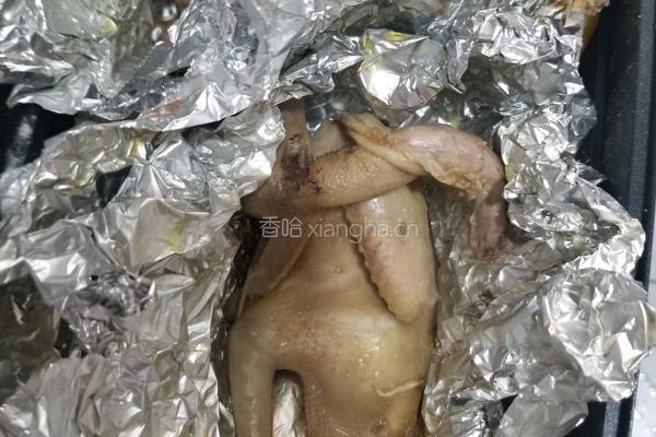 盐焗乳鸽的做法图解4