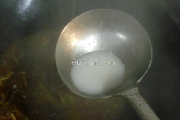 家常羊血烧莴笋的做法图解10