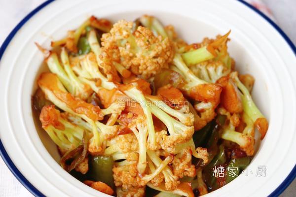 快手干煸菜花的做法图解7