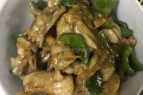 青椒牛蛙的做法图解3