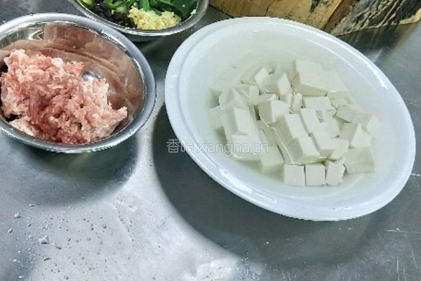 麻婆豆腐的做法图解1