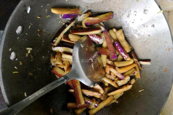 茄子炒肉的做法图解20