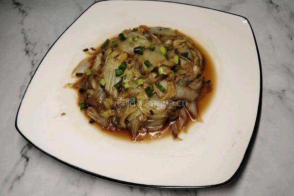 醋溜白菜的做法图解15
