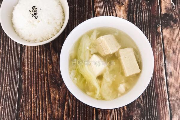 白菜粉丝豆腐汤的做法图解7