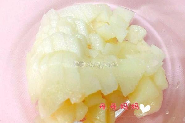 宝宝辅食梨子粥8m的做法图解4