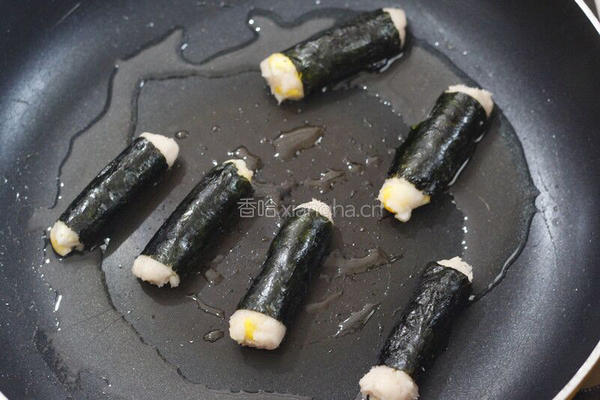 海苔鸡肉卷的做法图解8