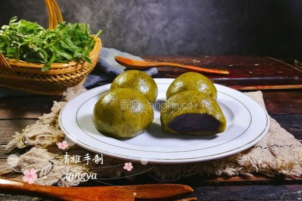 清明团（鼠曲草）版之豆沙馅的做法图解9
