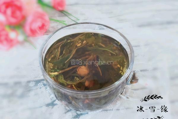 蒲公英玫瑰花茶的做法图解1